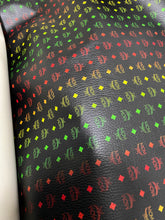 Load image into Gallery viewer, Custom Faux Leather Colorful MCM Material for DIY Sewing Upholstery Projects