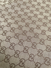 Load image into Gallery viewer, Classic Brown GG Gucci Jacquard Designer Fabric for Custom DIY Sewing