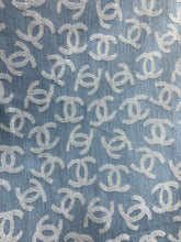 Load image into Gallery viewer, Custom Fabric Washed Denim Chanel for Handmade Sneakers Apparel Upholstery