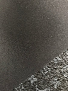 Custom Black LV Leather Fabric Bag Leather