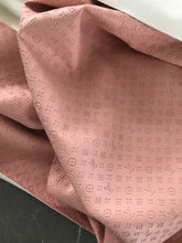 Load image into Gallery viewer, Pink Louis Vuitton Embossed Faux Leather Fabric Small Letter Car Upholstery