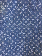 Load image into Gallery viewer, LV Denim Woven Fabric