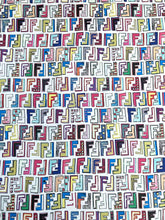 Load image into Gallery viewer, Colorful Fendi Casual FF VInyl Leather for Custom Sneakers