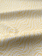 Load image into Gallery viewer, Handcraft Leather Fabric Yellow Wave Fendi Material for Custom Upholstery