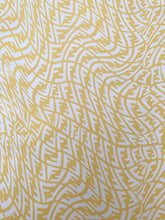 Load image into Gallery viewer, Handcraft Leather Fabric Yellow Wave Fendi Material for Custom Upholstery