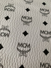 Load image into Gallery viewer, White MCM Vinyl Leather for Custom Craft