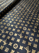 Load image into Gallery viewer, Premium Golden Embossed LV Soft Leather for Custom Sewing DIY