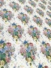 Load image into Gallery viewer, Custom Material Floral LV Vinyl for Sneakers Upholstery Handmade