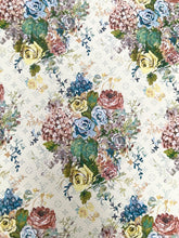 Load image into Gallery viewer, Custom Material Floral LV Vinyl for Sneakers Upholstery Handmade
