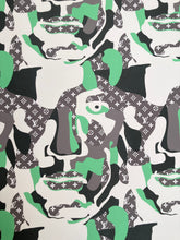 Load image into Gallery viewer, LV Vinyl Face Designer New Trending Fabric for Car Bag Repair Custom Sneakers Upholstery