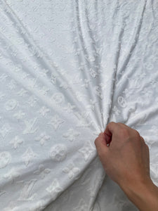 Cozy Terry LV Fabric Cotton For Custom Apparel Clothing