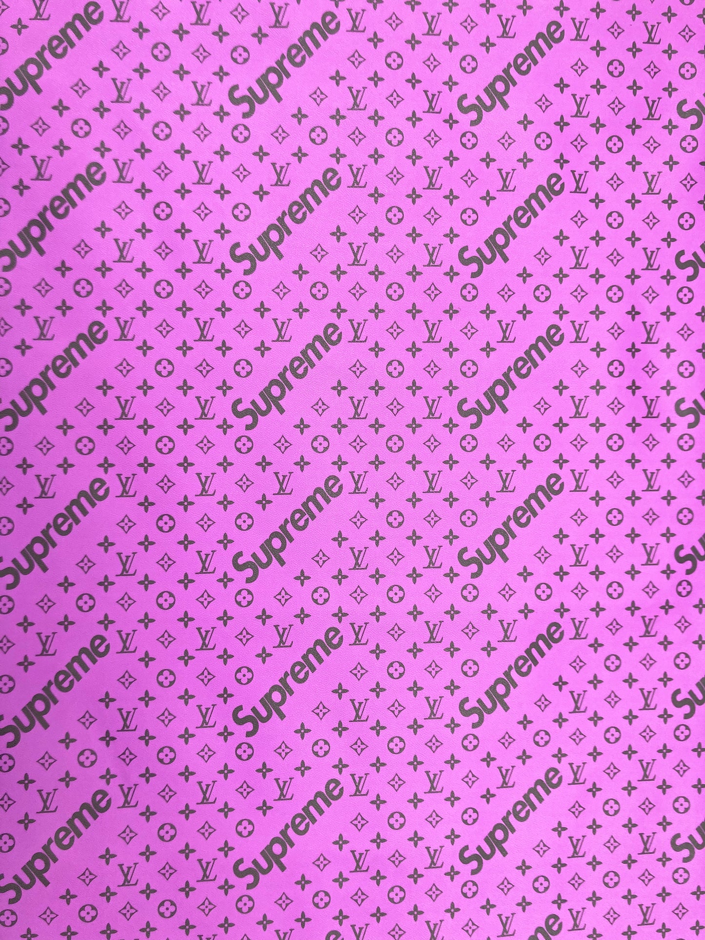 Supreme LV Custom Vinyl Purple for Sneakers DIY Upholstery