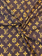 Load image into Gallery viewer, Classic brown Louis Vuitton Beach Towel Cozy Cotton Fabric Terry Fabric