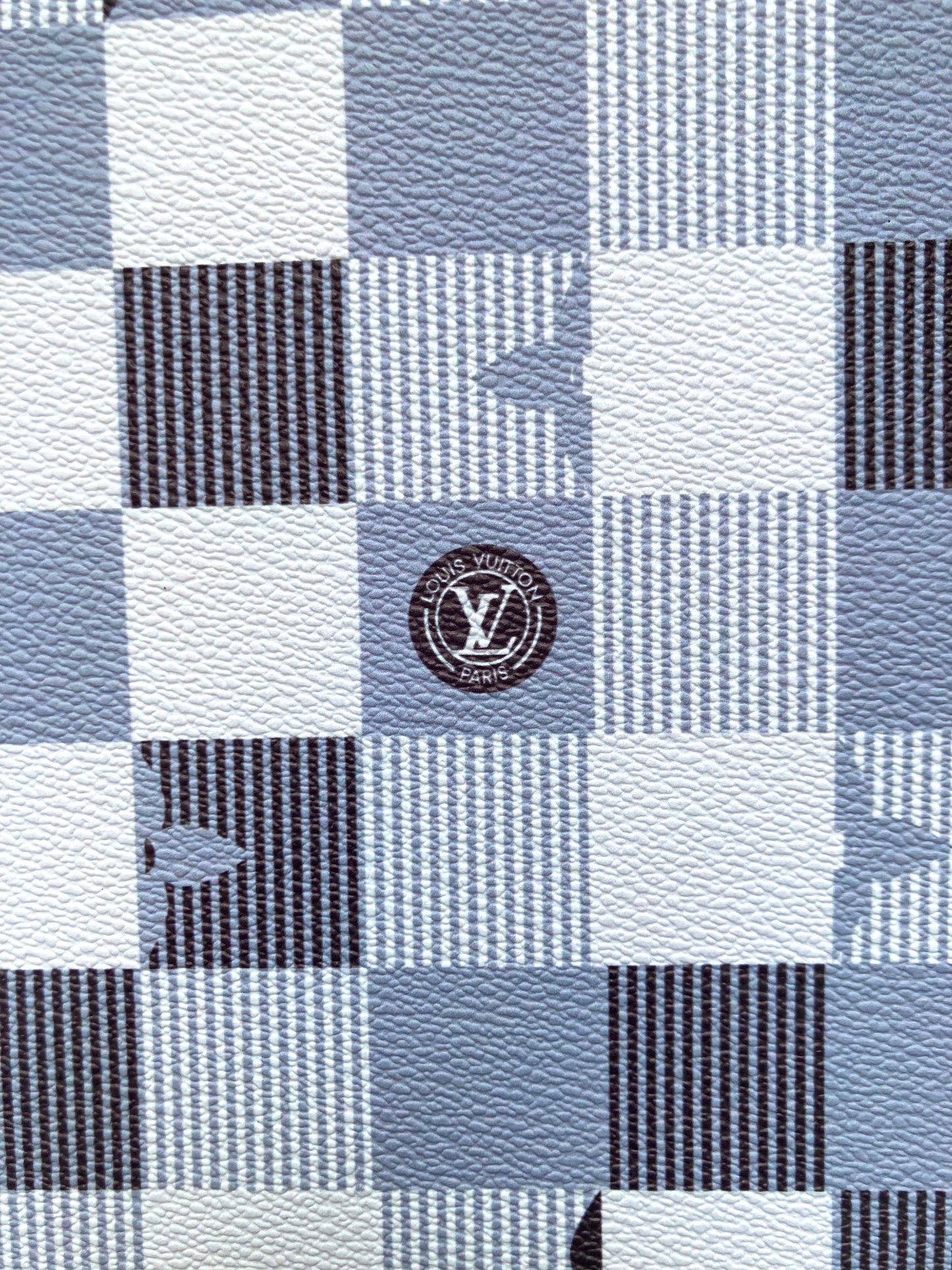 Custom Vinyl Elegant Damier for DIY Handmade Sneakers Upholstery