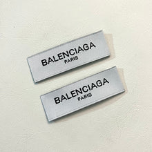 Load image into Gallery viewer, Balenciaga Paris Tag Label for Custom Apparel DIY Sewing Accessories