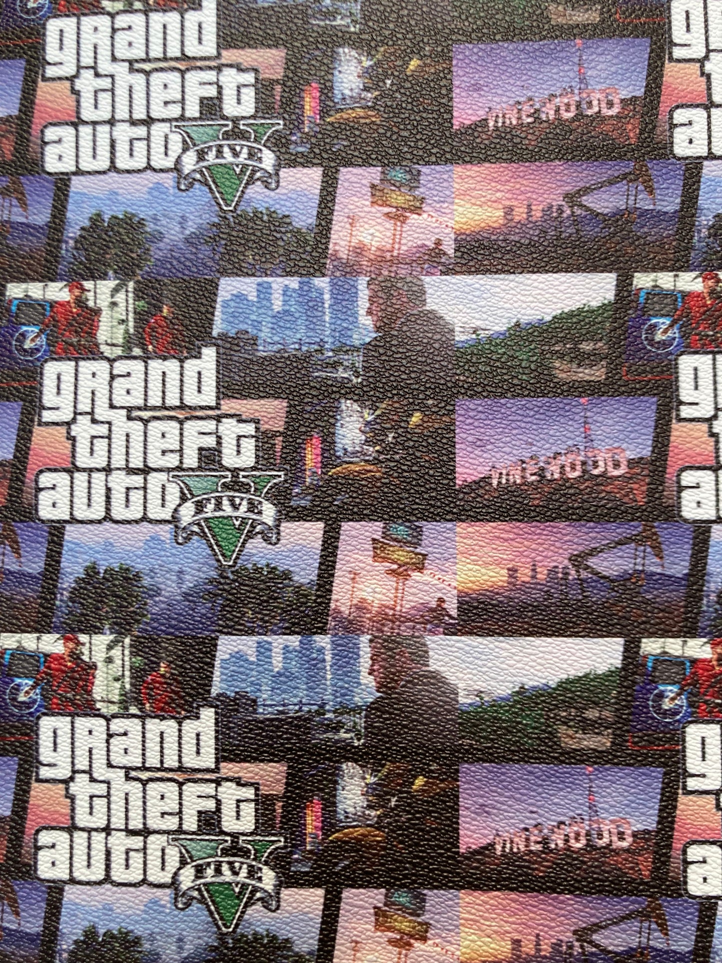 Benutzerdefinierte DIY R-Star GTA5 Spiel Vinyl Leder für Sneakers handgefertigt