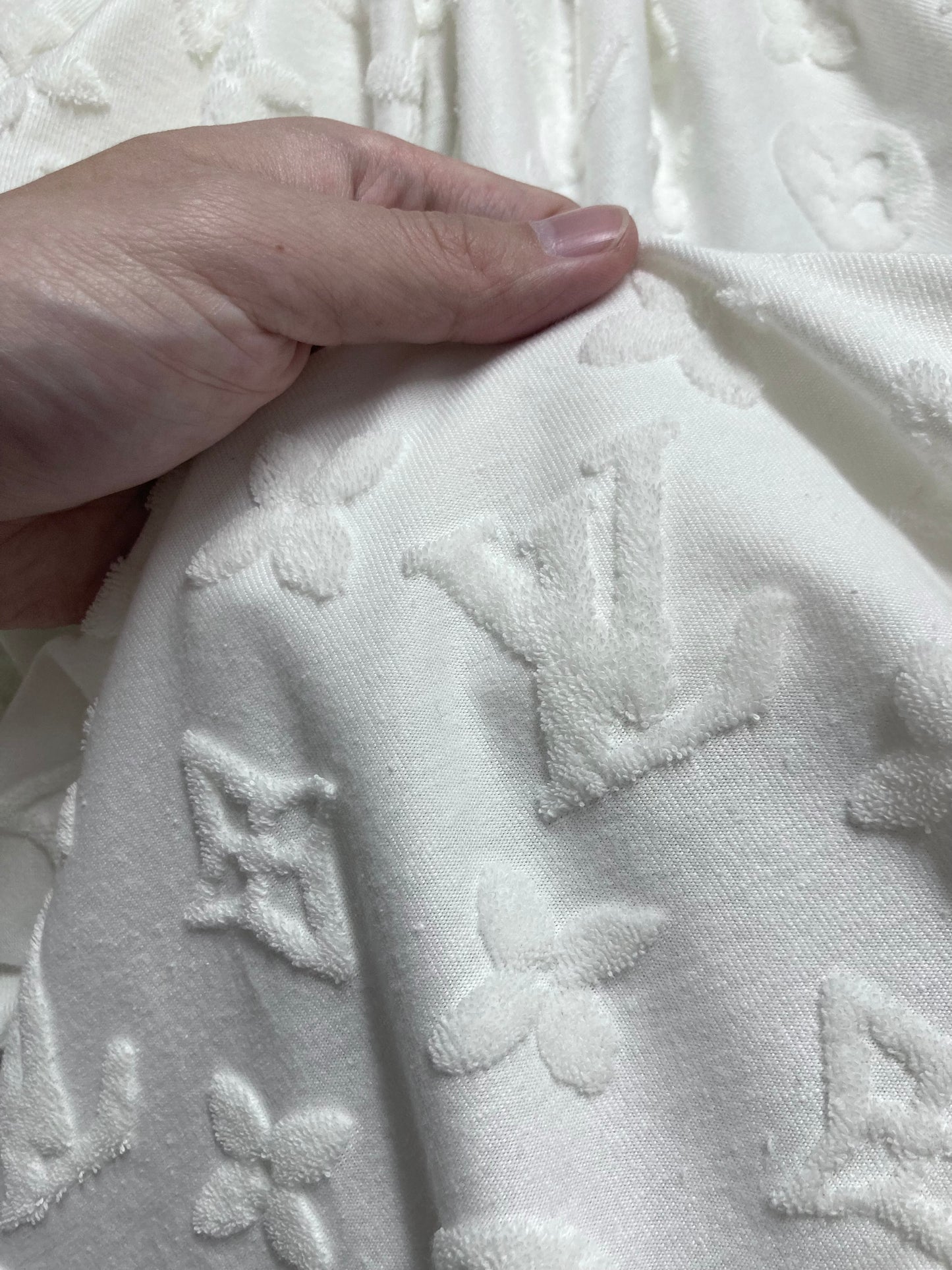 Tissu en coton Cozy Terry LV pour vêtements personnalisés