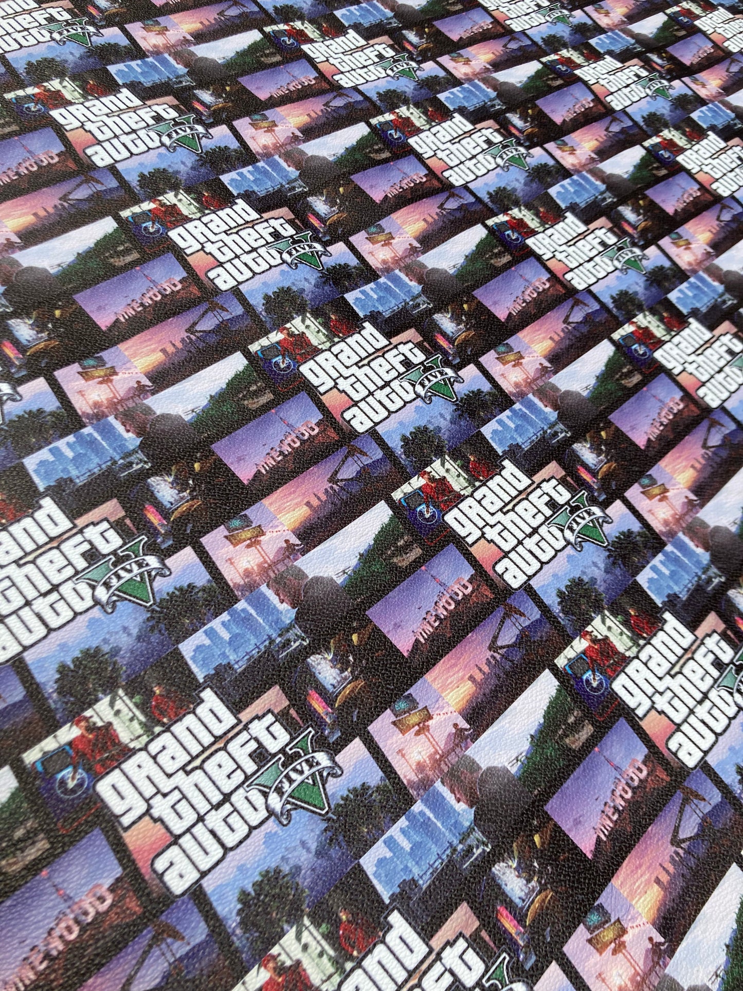 Benutzerdefinierte DIY R-Star GTA5 Spiel Vinyl Leder für Sneakers handgefertigt