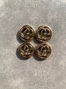 Golden Handmade DIY Sewing Gucci Buttons for Apparel