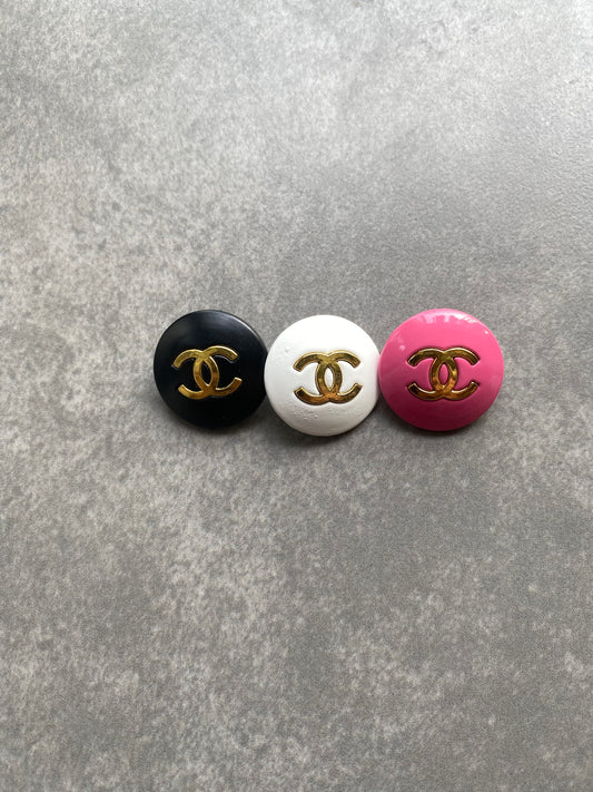 Colorful Chanel Button for Handmade DIY Clothing Custom Apparel Bespoke