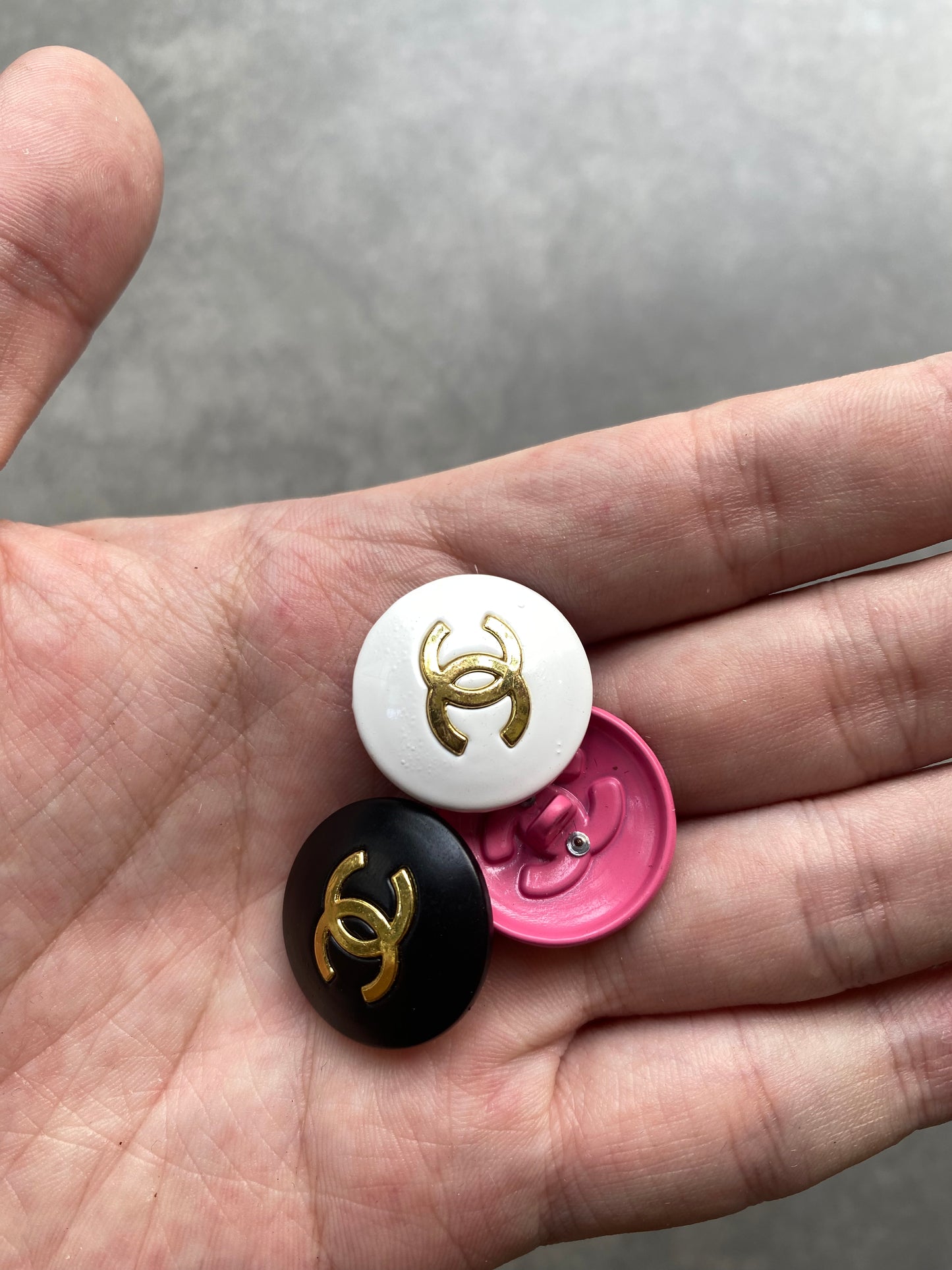 Colorful Chanel Button for Handmade DIY Clothing Custom Apparel Bespoke