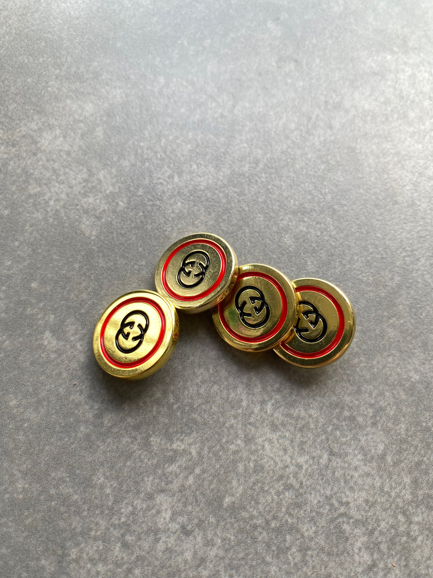 Vintage Gucci Button Accessory for Handmade Custom Clothing Apparel Bespoke