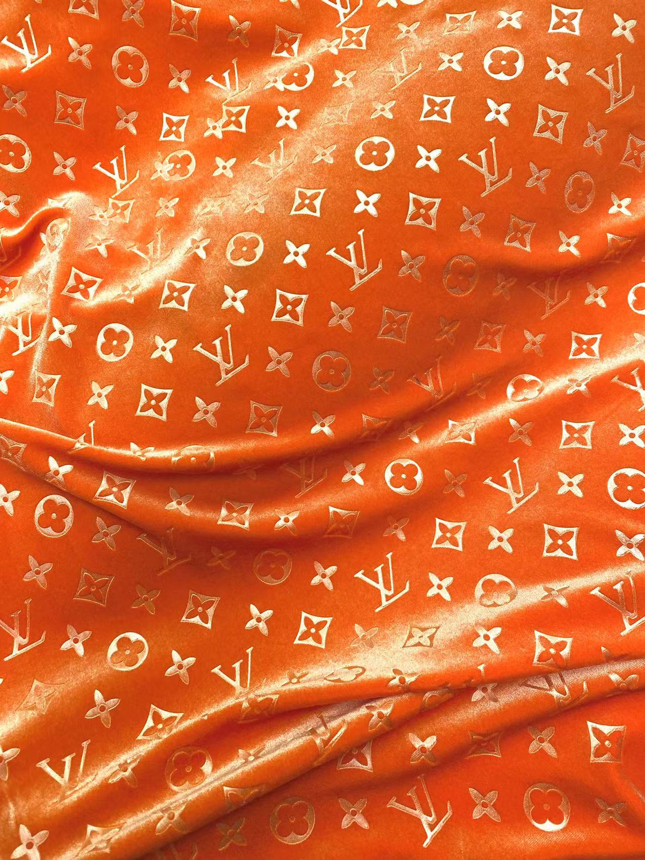 Orange Louis Vuitton LV Velvet