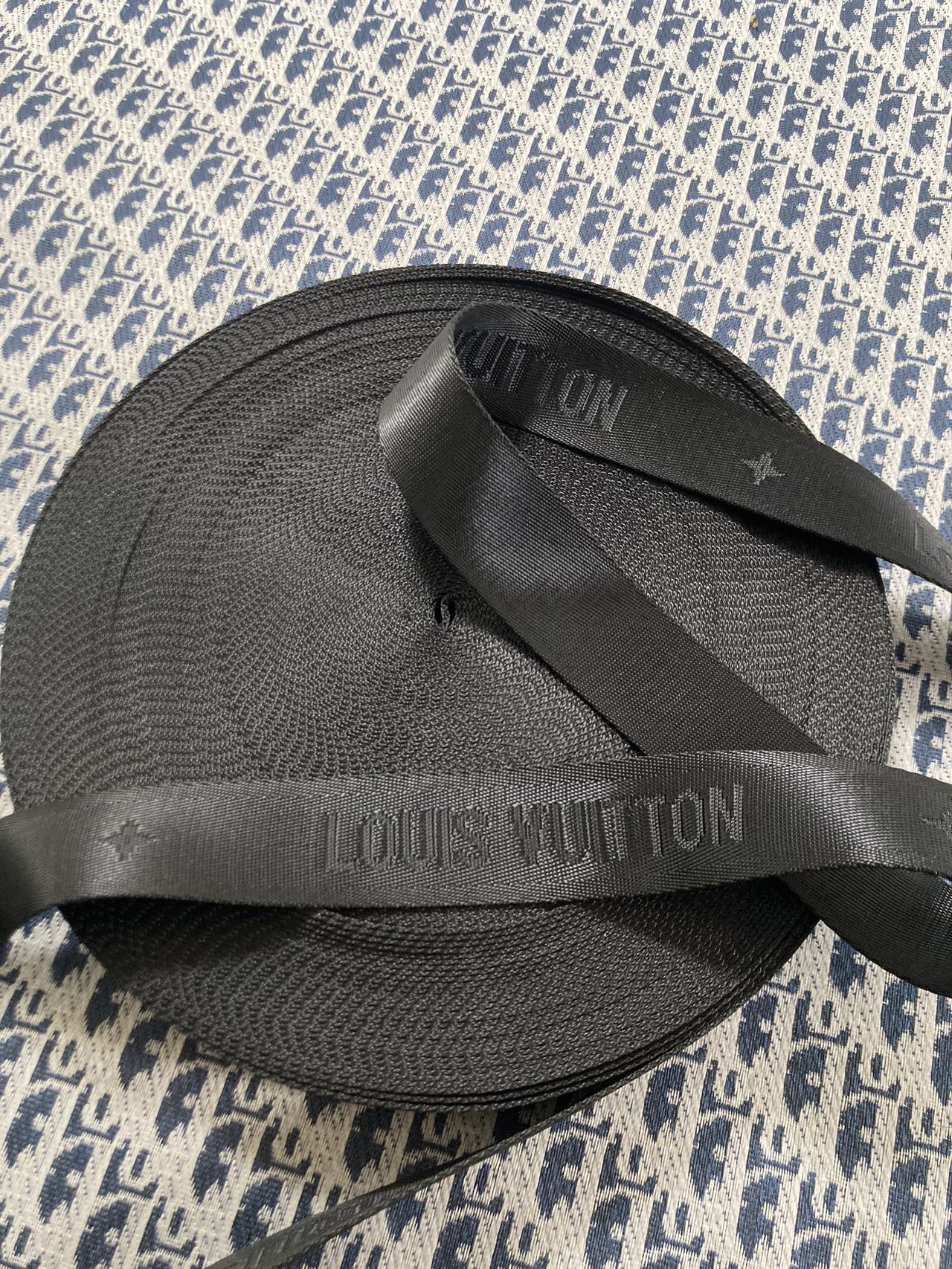 Sangle de sac personnalisée LV Straps noires pour réparation de sac fait main DIY