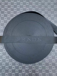 Black Prada Bag Strap for DIY Sewing Bag Repair