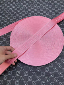 Pink LV Bag Straps for DIY Sewing Handmade Bag Repair