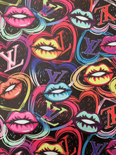 Load image into Gallery viewer, New Trending LV Lips Designer Vinyl for DIY Crafts Handmade Sneakers