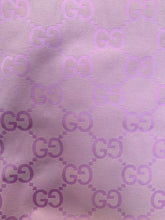 Load image into Gallery viewer, Light Pink Jacquard Big GG Gucci Designer Fabric for DIY Sewing Handicrafts