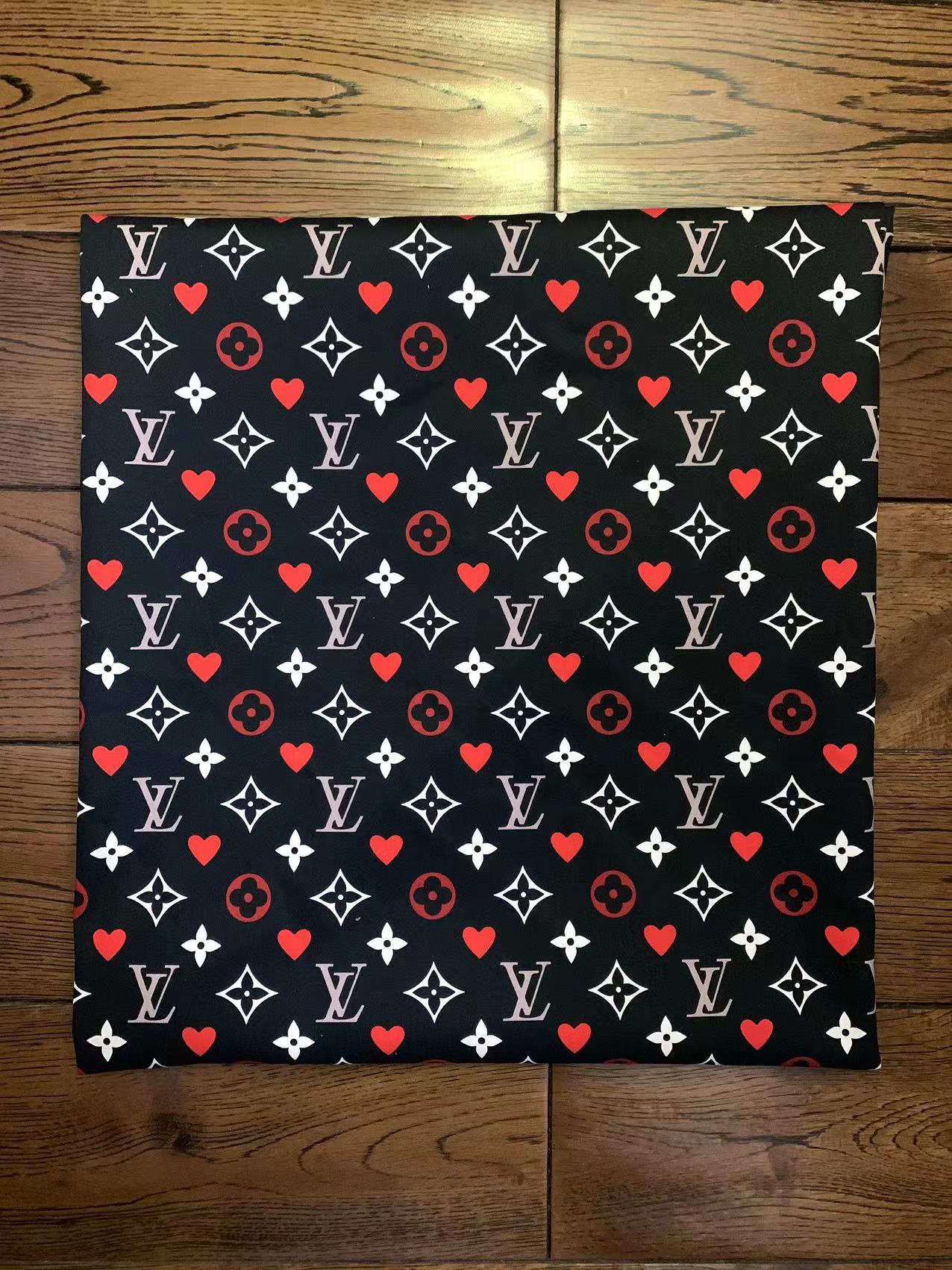 LV Heart Fabric