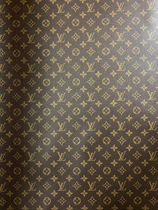Classic LV vinyl crafting leather fabric for bag leather, shoe leather handicrafts