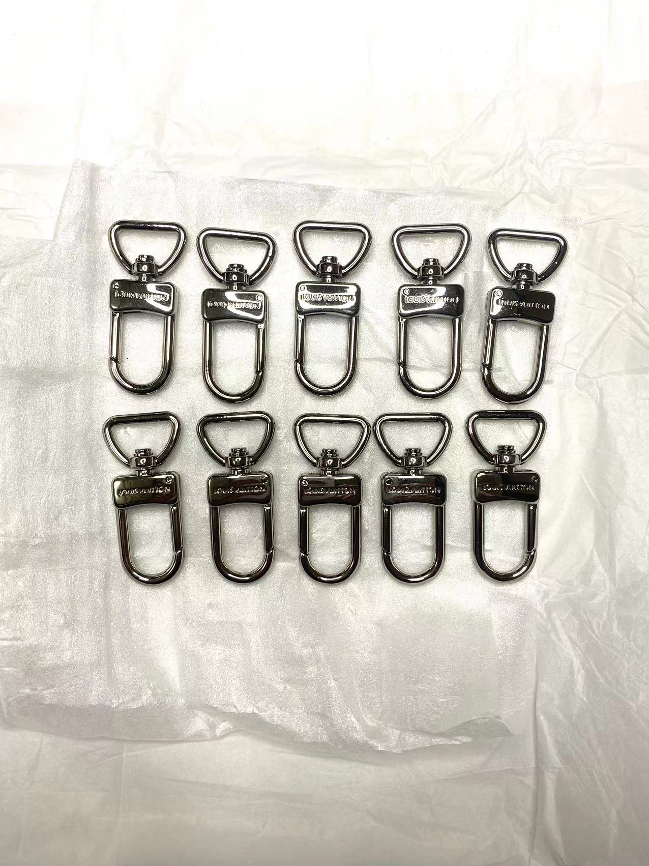 Premium High Quality LV Silver Swivel Clasp for DIY Crafts Bag Repair