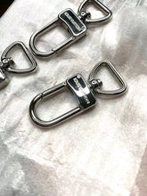 Load image into Gallery viewer, Premium High Quality LV Silver Swivel Clasp for DIY Crafts Bag Repair