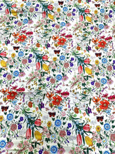 Load image into Gallery viewer, Floral Gucci Blooming Fabric For Custom DIY Upholstery Fabric Sold by Yard
