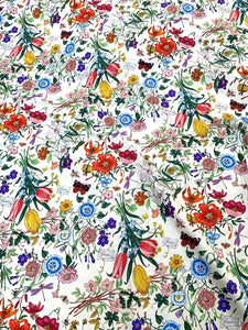 Floral Gucci Blooming Fabric For Custom DIY Upholstery Fabric Sold by Yard