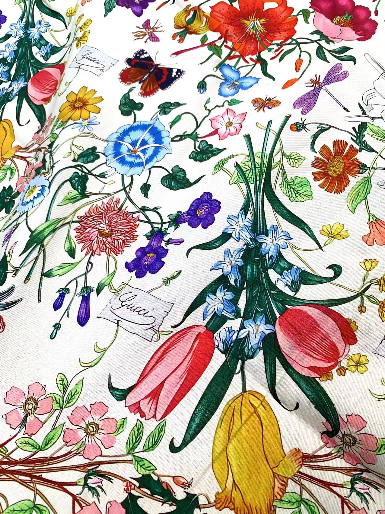 Floral Gucci Blooming Fabric For Custom DIY Upholstery Fabric Sold by Yard