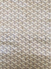 Load image into Gallery viewer, Cream Goyard Wallet Canvas Leather Fabric Original Quality for Custom DIY Goyard Bag Sewing