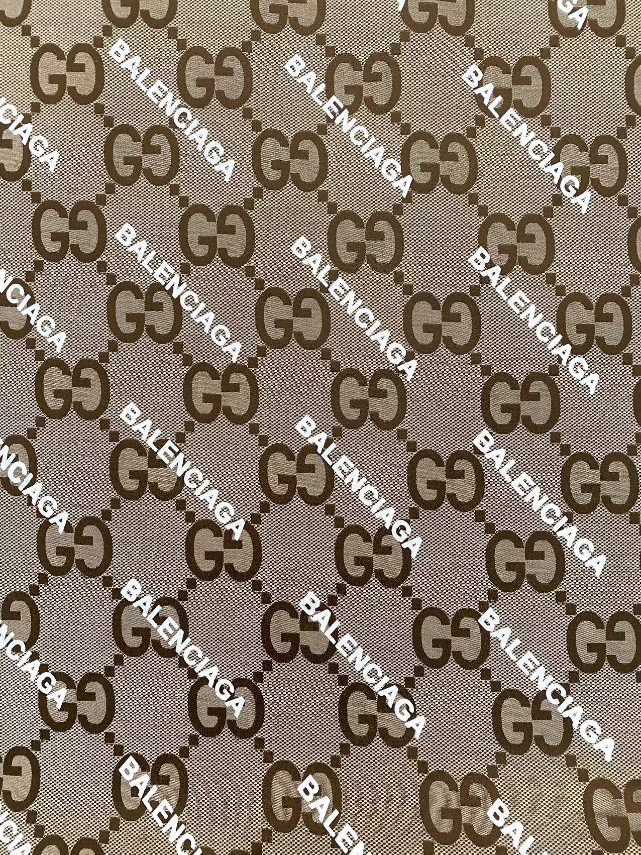 Tissu Jacquard Gucci Balenciaga pour vêtements faits à la main et personnalisés