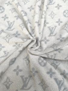 LV Beach Towels Cotton Fabric for Handmade DIY Bespoke Custom Clothing