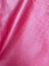 Load image into Gallery viewer, Soft Burgundy Gucci Embossed Car Seat Leather Materials for Handmade DIY Sewing