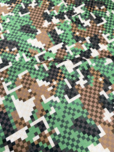 Load image into Gallery viewer, Digital Camo LV Damier Cotton Fabric for Jacket Made Handmade Clothing Bespoke