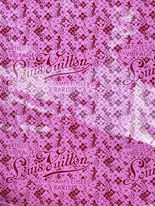 Pink Reflective LV Surface Murakami Takashi Flower Bag Leather