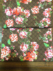 Classic Gucci Flower Summer Cotton Fabric for Handmade DIY Crafts Clothing