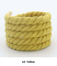 Load image into Gallery viewer, Custom Handmade Colorful Rope Shoelace for Sneakers DIY Crafts