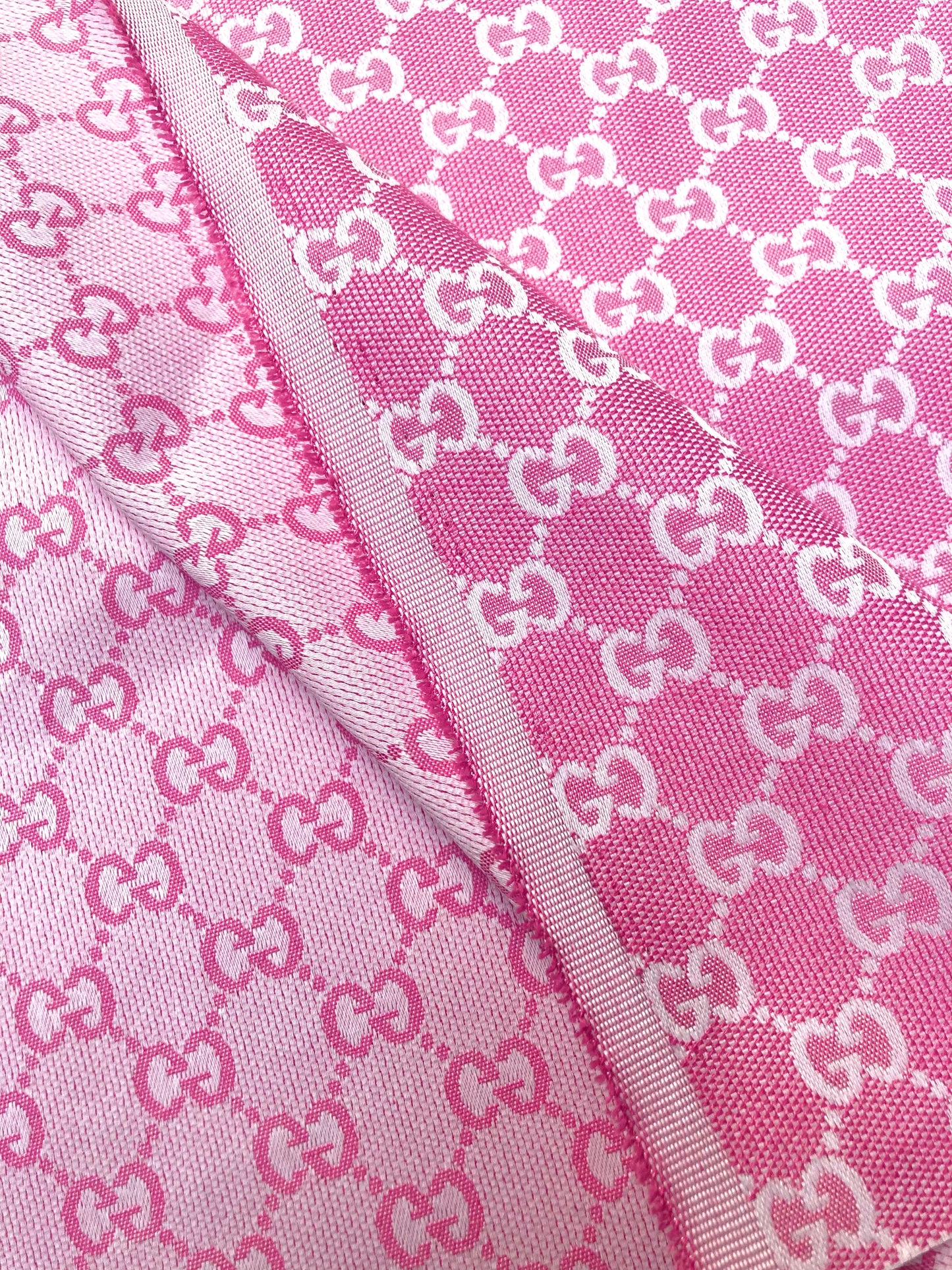 Barbie Pink GG Gucci Fabric for Custom DIY Handmade