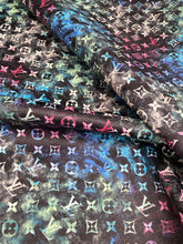 Load image into Gallery viewer, Beautiful Colorful LV Crafts Vinyl for Custom Sneaker Upholstery