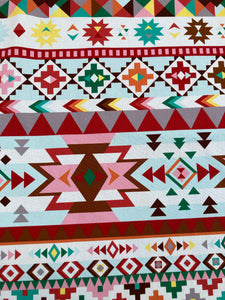 Cotton Tribe Pattern DIY Soft Fabric for Custom Sneaker